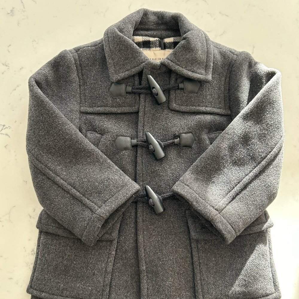 Kids Burberry Pea Coat Authentic size 3